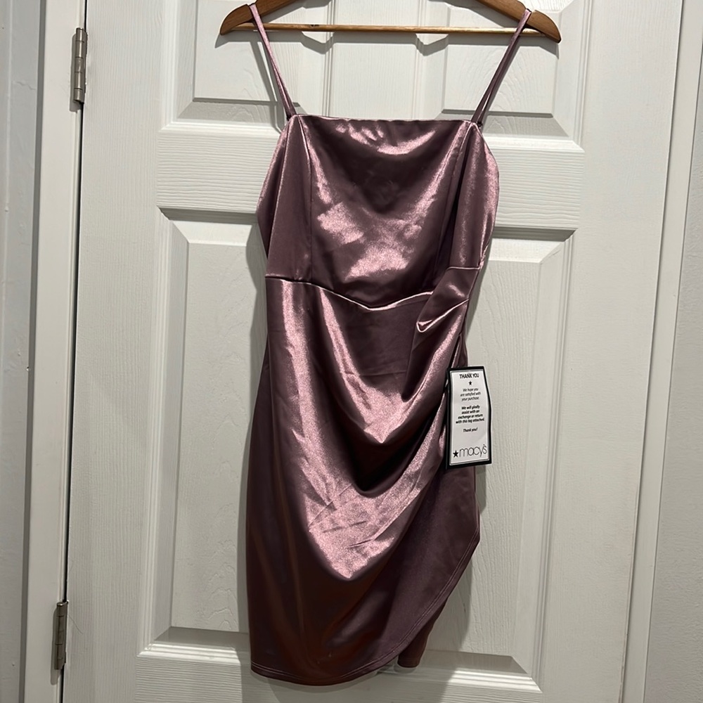 NWT: Macys Purple Shimmery Dress - Emerald Sundae - Size Medium